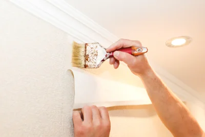 Pose de papier peint à Preigney — revêtements muraux et toiles de verre